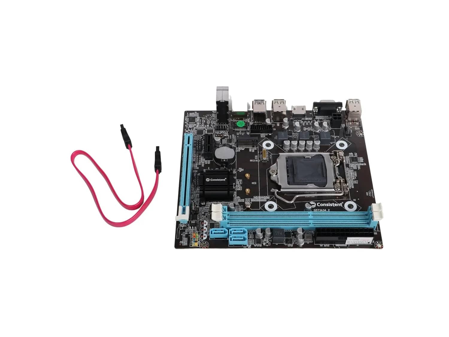 H81 Micro ATX Motherboard with NVMe M.2 Slot for Intel 4th/5th Gen - View 5