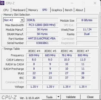 8GB DDR3 1600MHz Desktop RAM – Samsung / Hynix - View 2