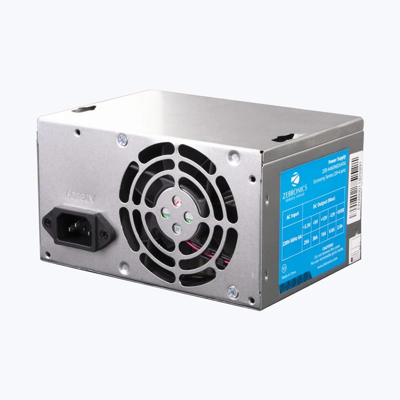 Zebronics ZEB-N450W DSATA 450W SMPS Power Supply | 80mm Fan | 230V - Image 1