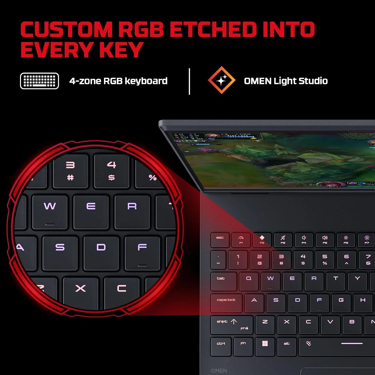 HP HyperX OMEN 15 SmartChoice Gaming Laptop – Ryzen 7 8745HX, RTX 5050, 16GB RAM, 1TB SSD - Image 2
