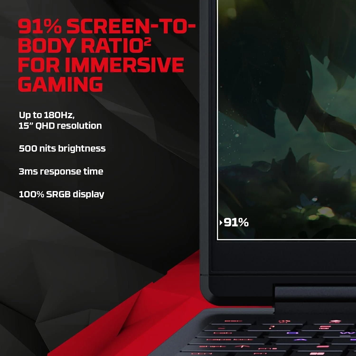 HP HyperX OMEN 15 SmartChoice Gaming Laptop – Ryzen 7 8745HX, RTX 5050, 16GB RAM, 1TB SSD - Image 4