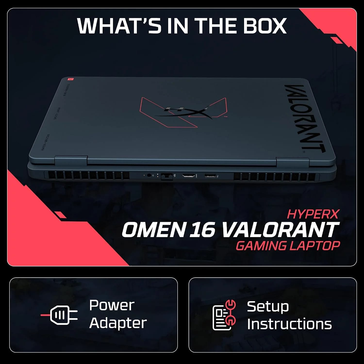 HP HyperX OMEN 16 Valorant Edition Gaming Laptop – Ryzen 7 8745HX, RTX 5060 8GB, 16GB DDR5, 1TB SSD - Image 8