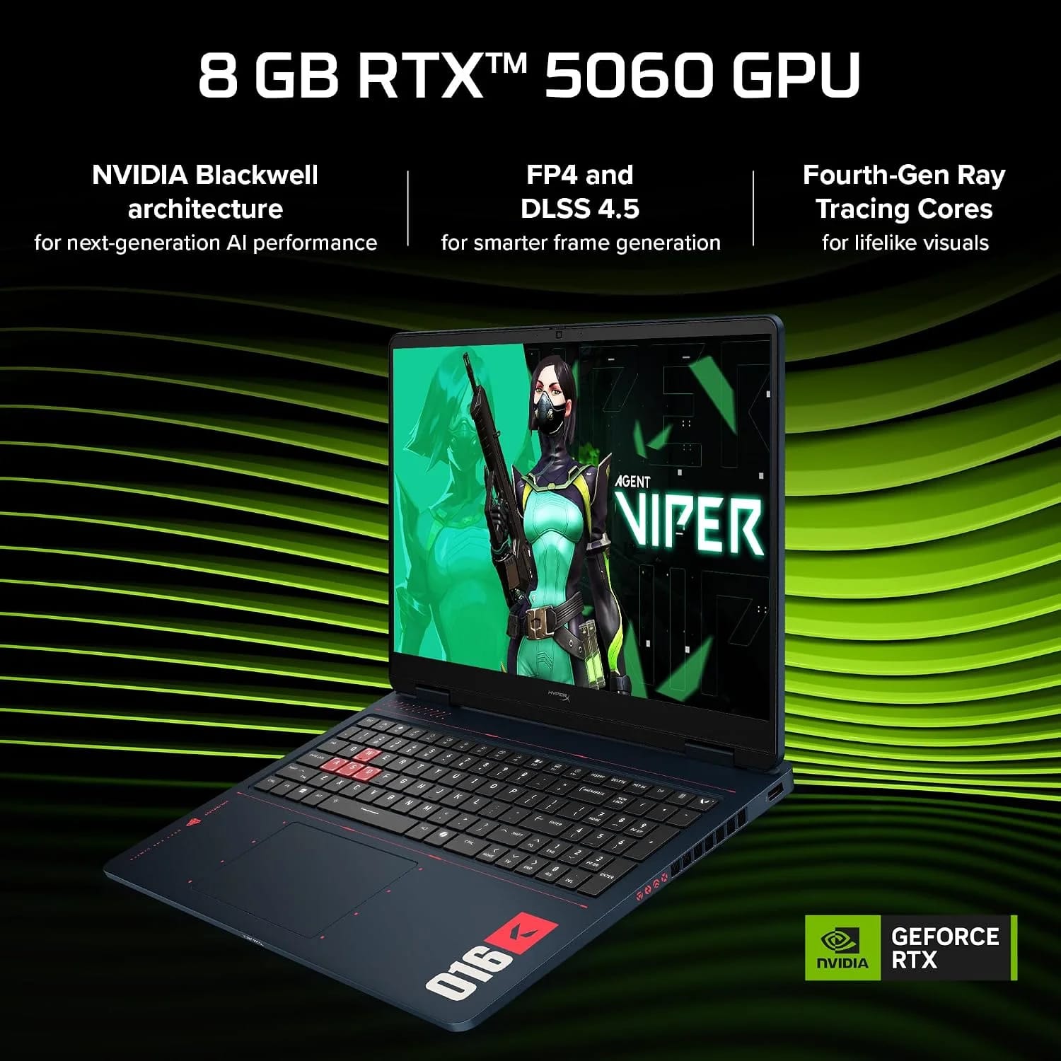 HP HyperX OMEN 16 Valorant Edition Gaming Laptop – Ryzen 7 8745HX, RTX 5060 8GB, 16GB DDR5, 1TB SSD - Image 13
