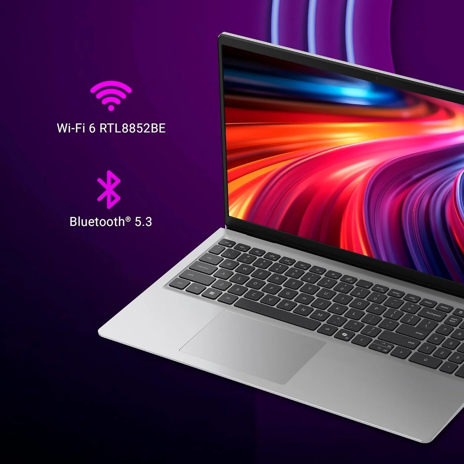Dell 15 AI Laptop – Core Ultra 5 225H | 16GB DDR5 | 512GB SSD | Intel Arc Graphics - View 7