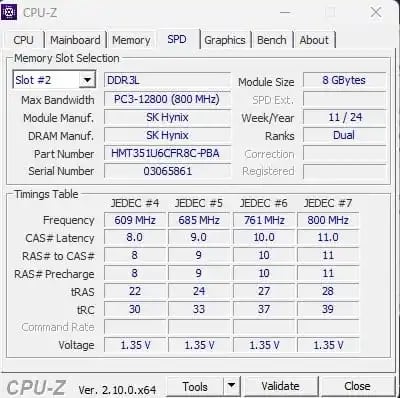 8GB DDR3 1600MHz Desktop RAM – Samsung / Hynix - View 2