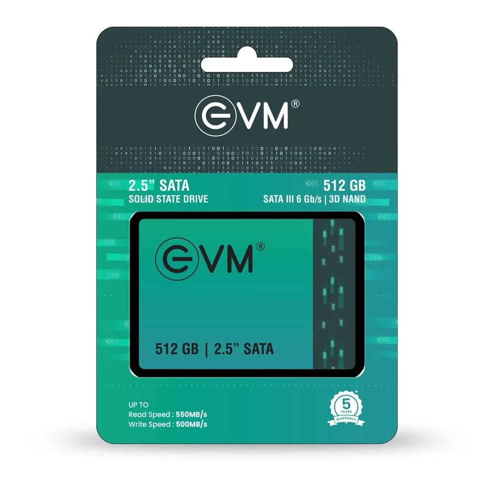 EVM SATA SSD 128GB / 256GB / 512GB – 2.5-Inch Solid State Drive - View 9