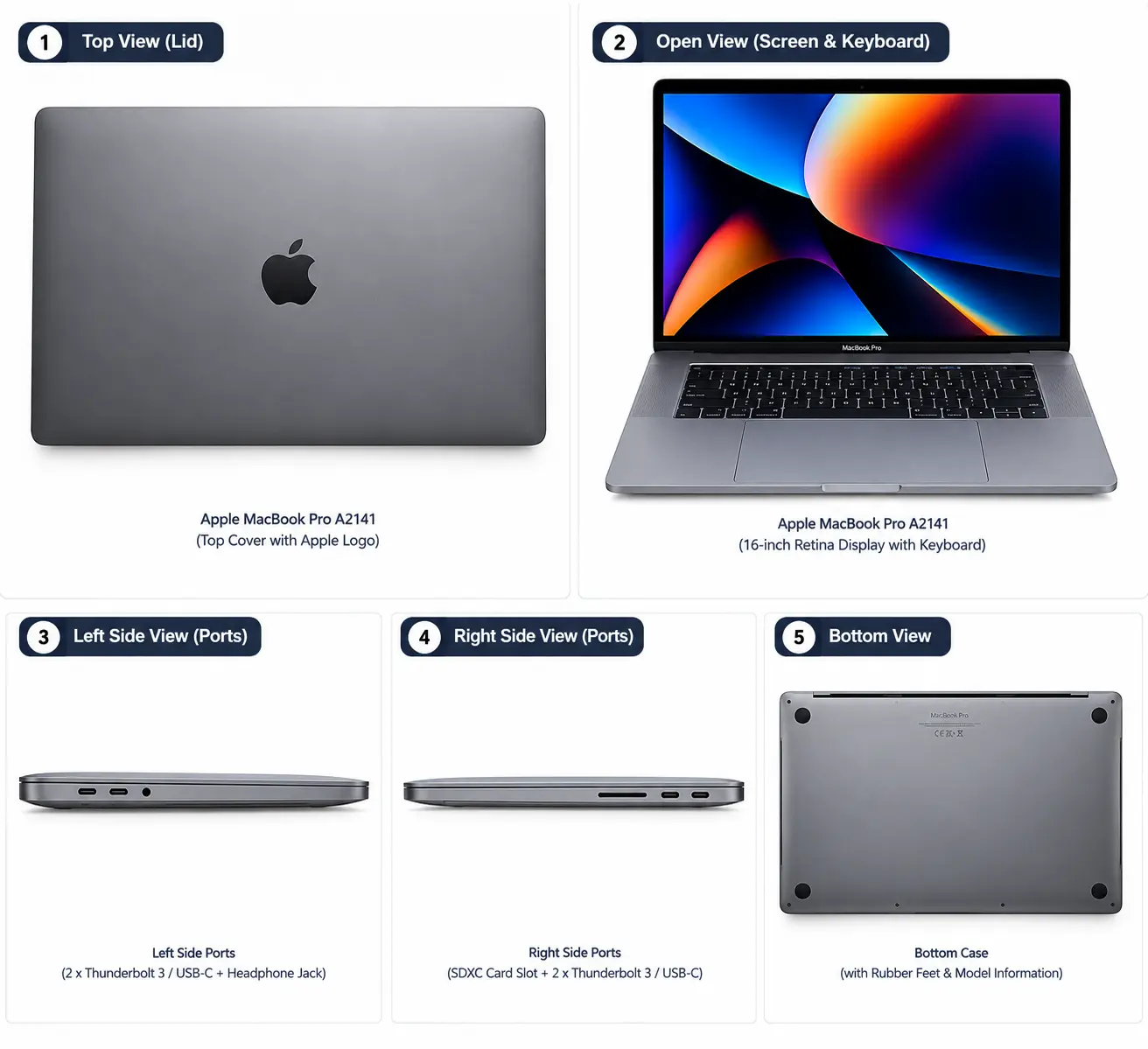 Apple MacBook Pro A2141 16-Inch Retina Display | 16GB RAM | 1TB SSD - Image 2