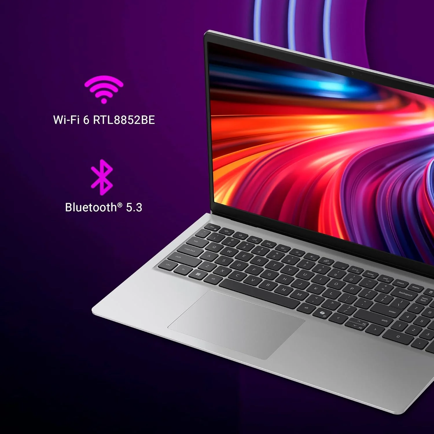 Dell 15 AI Laptop – Core Ultra 5 225H | 16GB DDR5 | 512GB SSD | Intel Arc Graphics - View 7