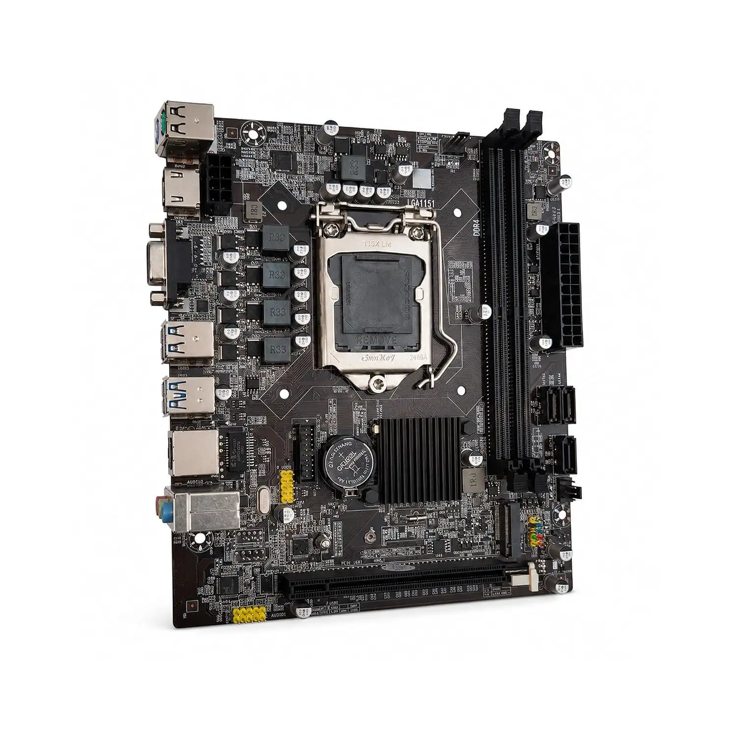 EVM H110 DDR4 Micro ATX Motherboard – LGA1151, M.2 NVMe - Image 1
