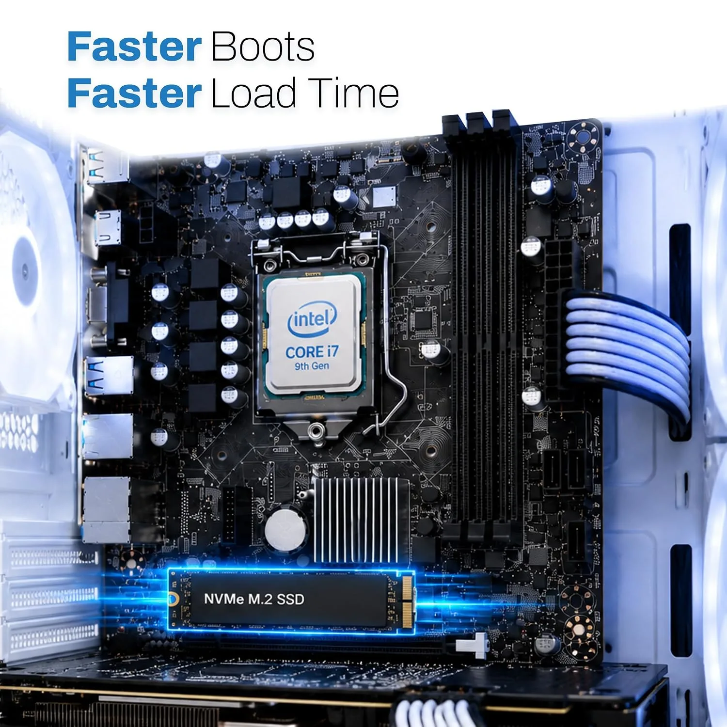 EVM H110 DDR4 Micro ATX Motherboard – LGA1151, M.2 NVMe - Image 4