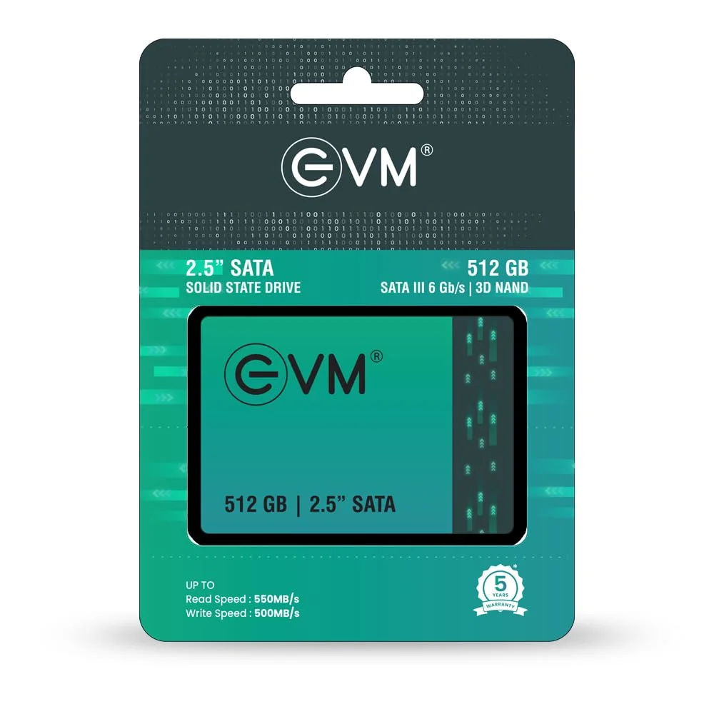 EVM SATA SSD 128GB / 256GB / 512GB – 2.5-Inch Solid State Drive - Image 9