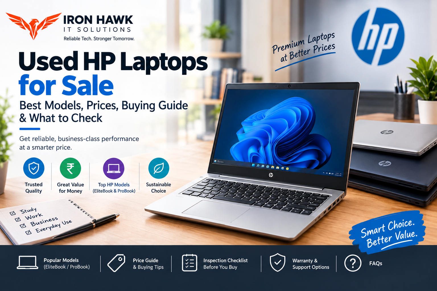 used HP laptops for sale