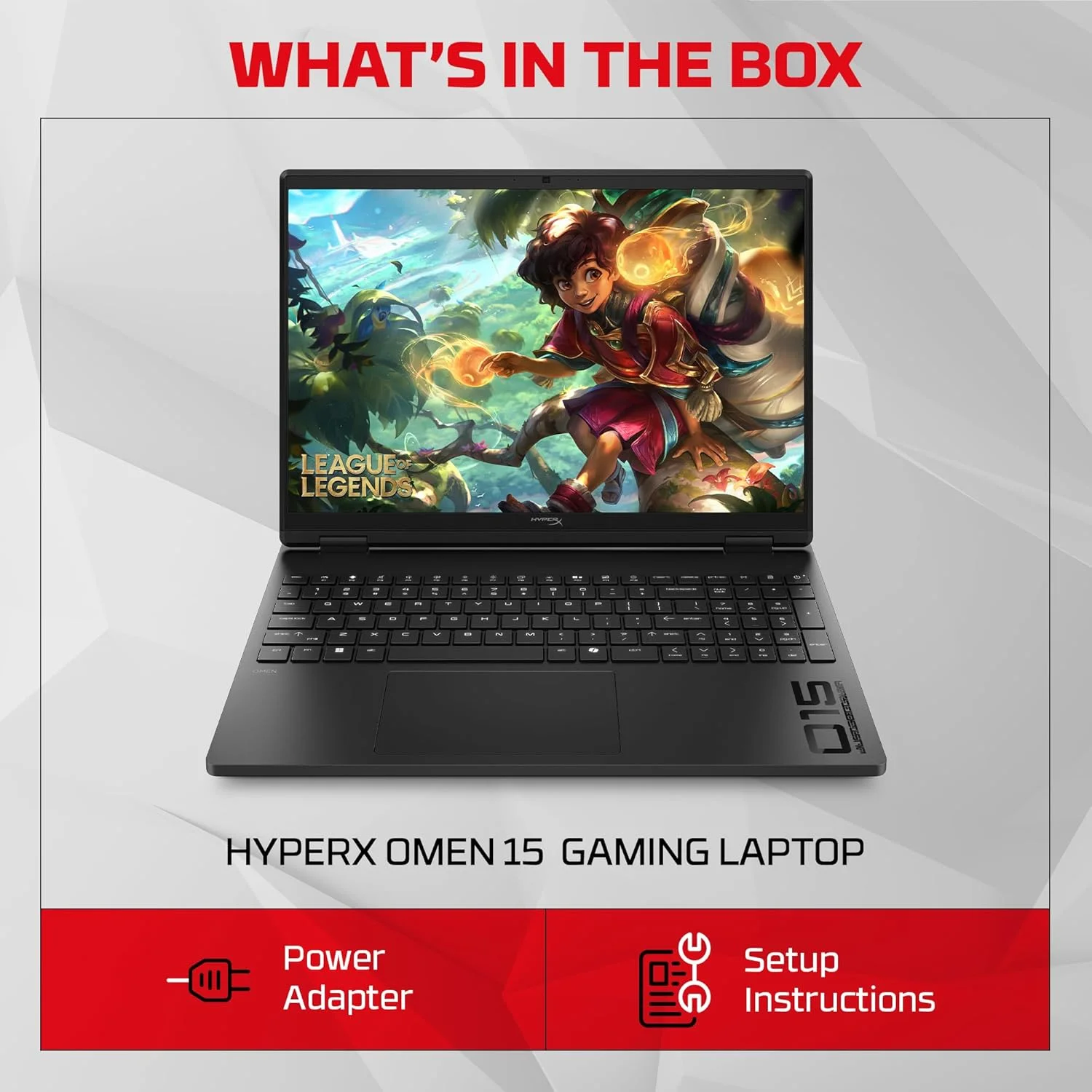 HP HyperX OMEN 15 SmartChoice Gaming Laptop – Ryzen 7 8745HX, RTX 5050, 16GB RAM, 1TB SSD - View 7