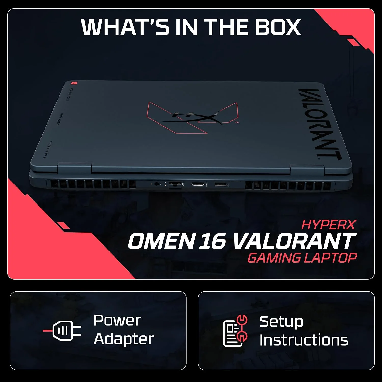 HP HyperX OMEN 16 Valorant Edition Gaming Laptop – Ryzen 7 8745HX, RTX 5060 8GB, 16GB DDR5, 1TB SSD - Image 8