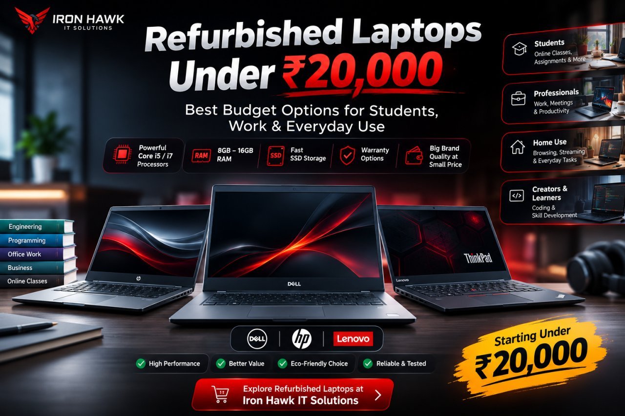 Refurbished Laptops Under ₹20,000