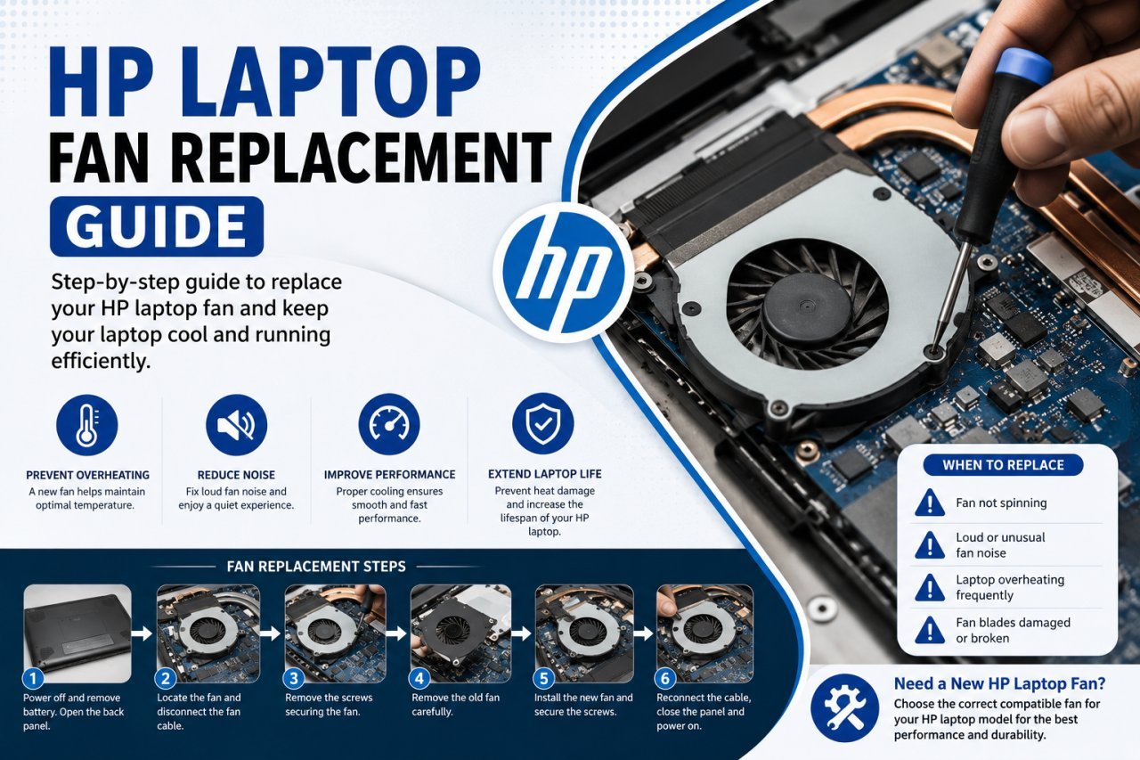 HP Laptop Fan Replacement Guide