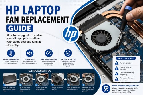 HP Laptop Fan Replacement Guide