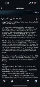 Gaming PC AMD Ryzen 5 7600 | 16GB 6000MHz DDR5 ARGB | 1 TB Gen3 NVMe SSD | DeepCool AK400 120mm Tower AIR Cooler | RX 7700 XT OC Edition 12GB GDDR6