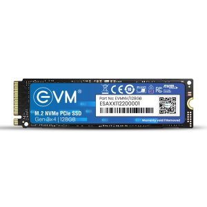 EVM 128GB M.2 NVMe Internal SSD (2280) - 1800MB/s Read - PCIe Interface Gen 3x4-4X Faster Than SATA SSD- 5 Year Warranty, 128GB