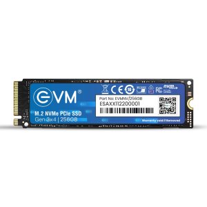 EVM 256GB M.2 NVMe Internal SSD (2280) - 2000MB/s Read - PCIe Interface Gen 3x4-4X Faster Than SATA SSD- 5 Year Warranty, 256GB