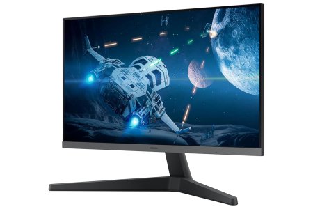 Samsung 24-inch (60.46cm) FHD, IPS, 100 Hz, 1920 x 1080 Flat Monitor, Bezel Less Design, AMD FreeSync, Flicker Free, HDMI, Display Port (LS24C334GAWXXL, Black)