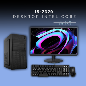 Desktop Intel Core i5-2320 | 8GB DDR3 | 512GB SSD | Windows with MS Office 2021