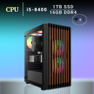 CPU Intel Core i5-8400 | 16GB DDR4 | 1TB SSD | Windows 11 with MS Office 2021 | Wifi+Bluetooth
