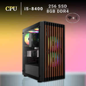 CPU Intel Core i5-8400 | 8GB DDR4 | 256GB SSD | Windows 11 with MS Office 2021 | Wifi+Bluetooth