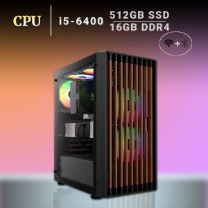 CPU Intel Core i5-6400 | 16GB DDR4 | 512GB SSD | Windows 11 with MS Office 2021 | Wifi+Bluetooth