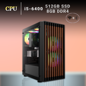 CPU Intel Core i5-6400 | 8GB Ram DDR4 | 512GB SSD | Windows 11 with MS Office 2021 | Wifi+Bluetooth