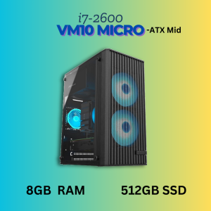 Desktop PC Intel Core i7-2600 | 8GB Ram | 512GB SSD | 19 inch Monitor | Windows 11
