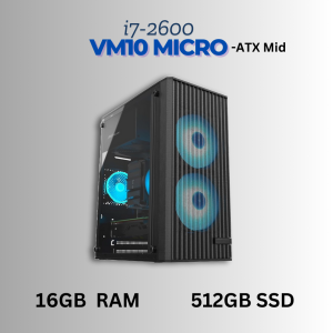 Desktop PC Intel Core i7-2600 | 16GB Ram | 512GB SSD | 19 inch Monitor | Windows 11