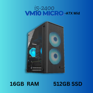 Desktop PC Intel Core i5-2400 | 16GB Ram | 512GB SSD | 19 inch Monitor | Windows 11