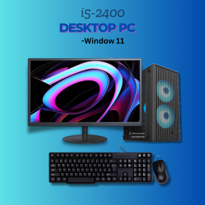 Desktop PC Intel Core i5-2400 | 16GB Ram | 512GB SSD | 19 inch Monitor | Windows 11