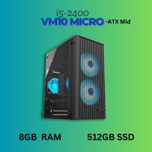 Desktop PC Intel Core i5-2400 | 8GB Ram | 512GB SSD | 19 inch Monitor | Windows 11
