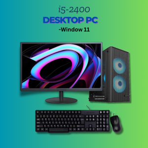 Desktop PC Intel Core i5-2400 | 8GB Ram | 512GB SSD | 19 inch Monitor | Windows 11