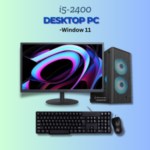 Desktop PC Intel Core i5-2400 | 16GB Ram | 256GB SSD | 19 inch Monitor | Windows 11