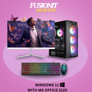 Fusionit Desktop PC Intel Core i5-2320 | 16GB DDR3 | 1TB GB SSD | Windows 11 with MS Office 2021 | 22 inch Monitor