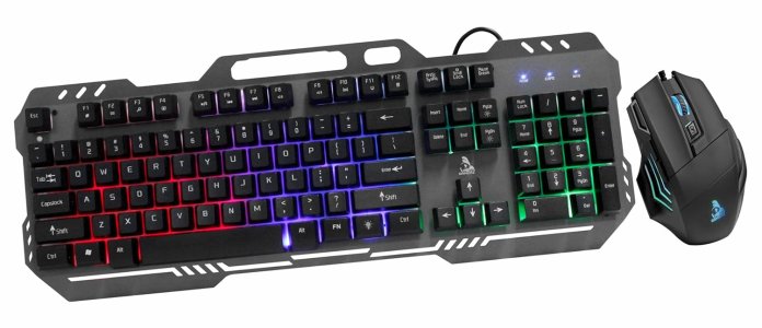 TAG GAMERZ Avenger 2.0 RGB Keyboard and Mouse Combo with Mobile Holder