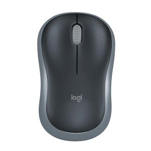 Logitech M186 Wireless Mouse, 2.4GHz with USB Mini Receiver, 12-Month Battery Life, 1000 DPI Optical Tracking