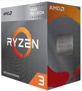 AMD Ryzen 3 4300G  integrated Radeon Graphics 7, 4 Cores 8 Threads, 3.8 GHz  Upto 4GHz AM4 Socket system Memory DDR4 , Desktop Processor  (Silver)