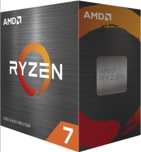 AMD 5000 Series Ryzen 7 5800X 3.8 GHz Upto 4.7 GHz AM4 Socket 8 Cores 16 Threads Desktop Processor (Silver)
