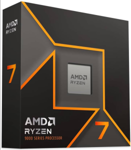 AMD Ryzen 7 9700X with integrated Radeon Graphics, 3.8 GHz Upto 5.5 GHz AM5 Socket System Memory DDR5, 8 Cores 16 Threads Desktop Processor  (Silver)