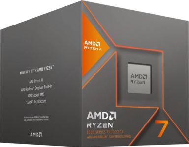 AMD Ryzen 7 8700G 4.2 GHz Upto 5.1 GHz AM5 Socket 8 Cores 16 Threads 8 MB L2 16 MB L3 Desktop Processor  (Silver)