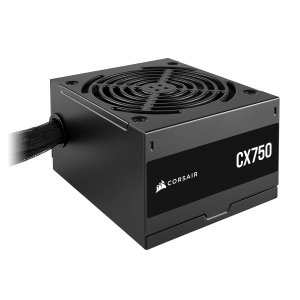 CORSAIR CX Series CX750 80 Plus Bronze ATX Power Supply, A 120mm thermally Controlled Low-Noise Cooling Fan