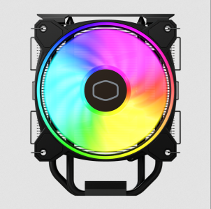 Cooler Master Hyper 212 Pro aRGB CPU Air Cooler, SickleFlow Edge 120 PWM Fan, Composite 4 Copper Heat Pipes, 152mm Tall, Sleek Top Cover, AMD Ryzen AM5|AM4, Intel LGA 1851|1700 Brackets