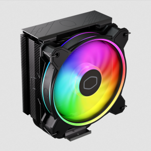 Cooler Master Hyper 212 Pro aRGB CPU Air Cooler, SickleFlow Edge 120 PWM Fan, Composite 4 Copper Heat Pipes, 152mm Tall, Sleek Top Cover, AMD Ryzen AM5|AM4, Intel LGA 1851|1700 Brackets