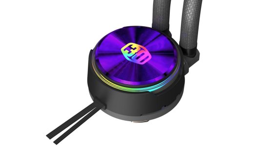 Cooler Master PL360 Flux CPU Liquid Cooler - Black | Support Intel & AMD CPU Socket TR4, AM5, AM4, AM3 LGA1700, 1200, 2066, 1151 | Copper Base | Dual Loop Pump | Low Profile 360mm Radiator