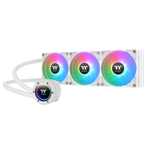 Thermaltake TH360 V2 ARGB Sync/AlO Liquid Cooler/Fan 120mm*3/PWM 500~2000 RPM/Mirror Waterblock/MB ARGB Sync Control/White, CL-W365-PL12SW-A
