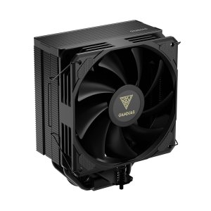 Gamdias Boreas E2-410 CPU Cooler 120mm Fan | Support AMD & Intel CPU Socket AM5, AM4 / LGA 1700, 1200, 1151, 1150/ PWM Case Fans/72.94CFM Air Flow/ 4 Heat Pipes -Black